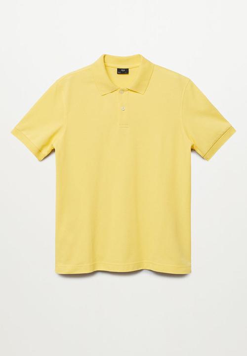 MANGO - Polo shirt rea - yellow