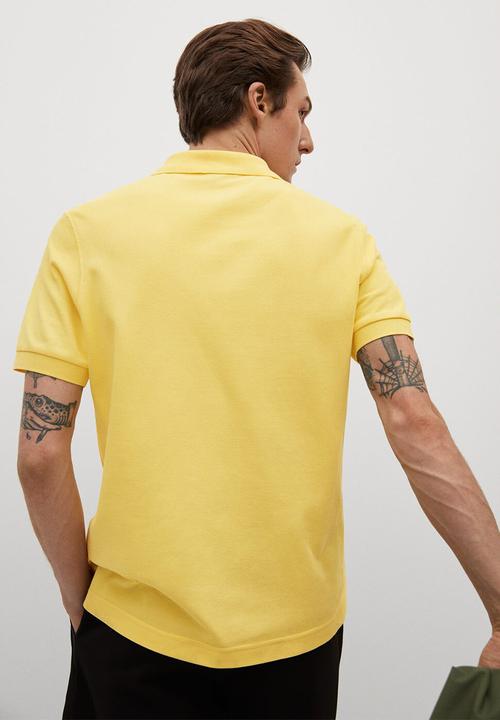 MANGO - Polo shirt rea - yellow