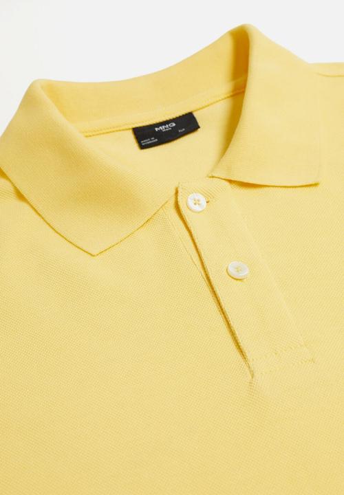 MANGO - Polo shirt rea - yellow