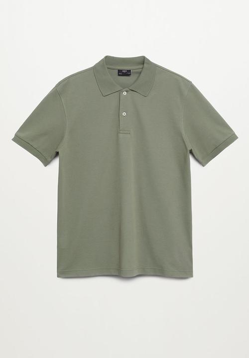 MANGO - Polo shirt rea - light green