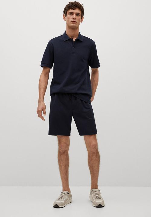 MANGO - Polo shirt rea - navy