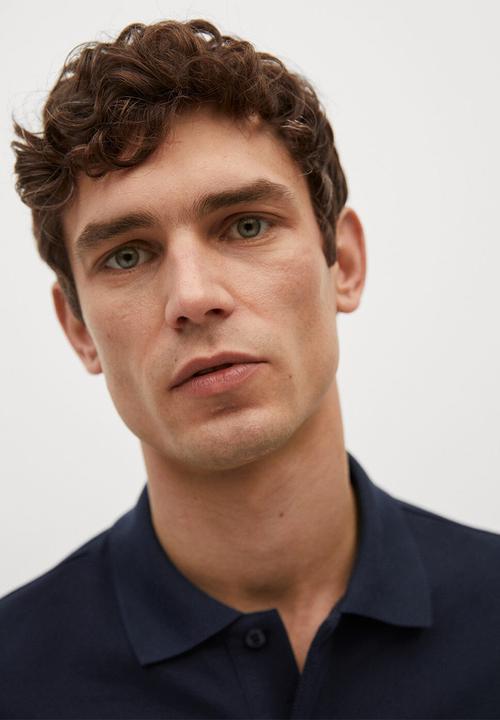 MANGO - Polo shirt rea - navy
