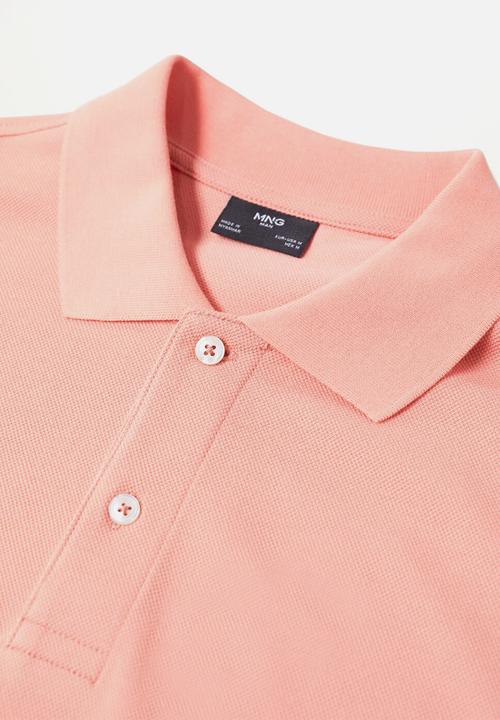 MANGO - Polo shirt rea - pink