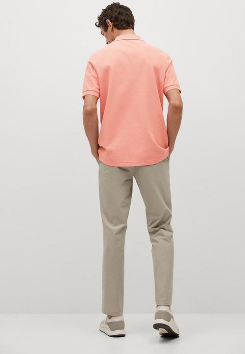 MANGO - Polo shirt rea - pink