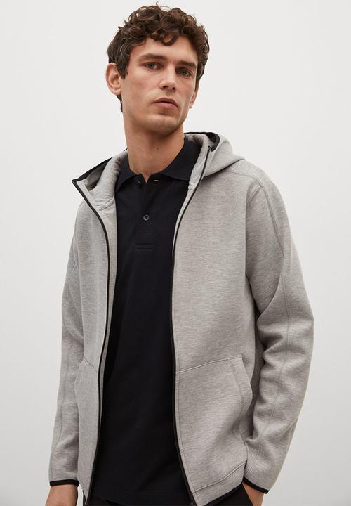 MANGO - Polo shirt rea - black
