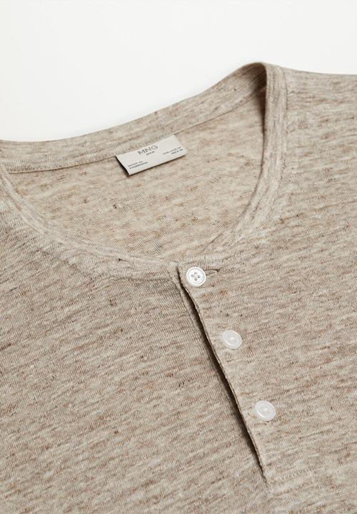 MANGO - Polo shirt pana  - light beige