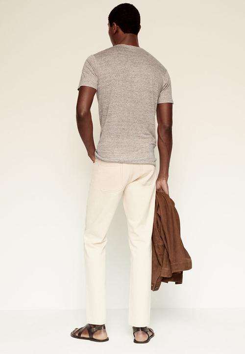 MANGO - Polo shirt pana  - light beige