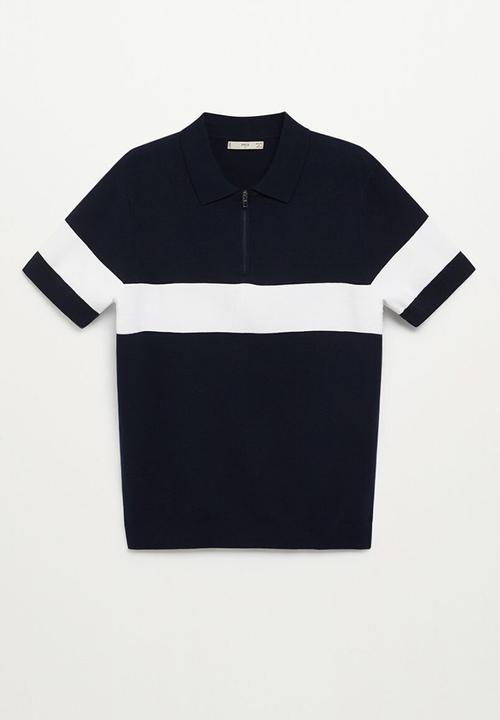 MANGO - Polo shirt fabian - navy