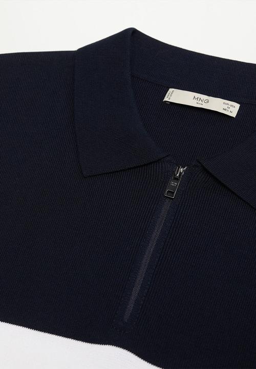 MANGO - Polo shirt fabian - navy