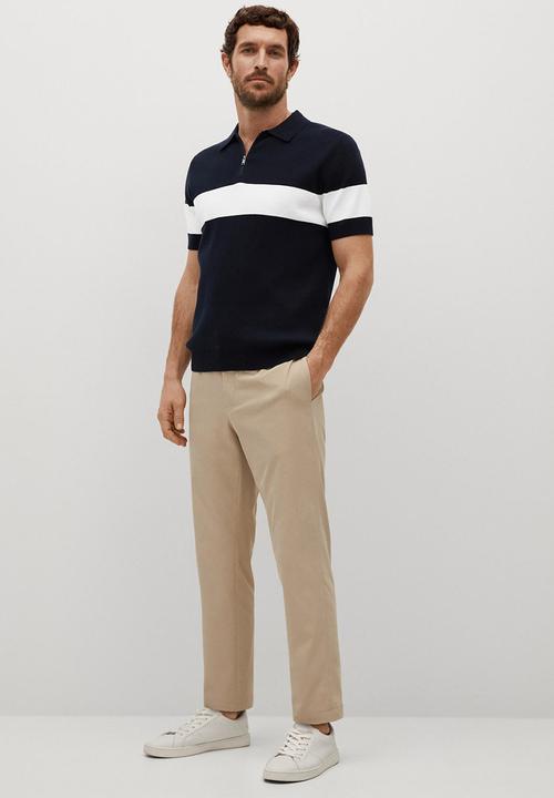 MANGO - Polo shirt fabian - navy