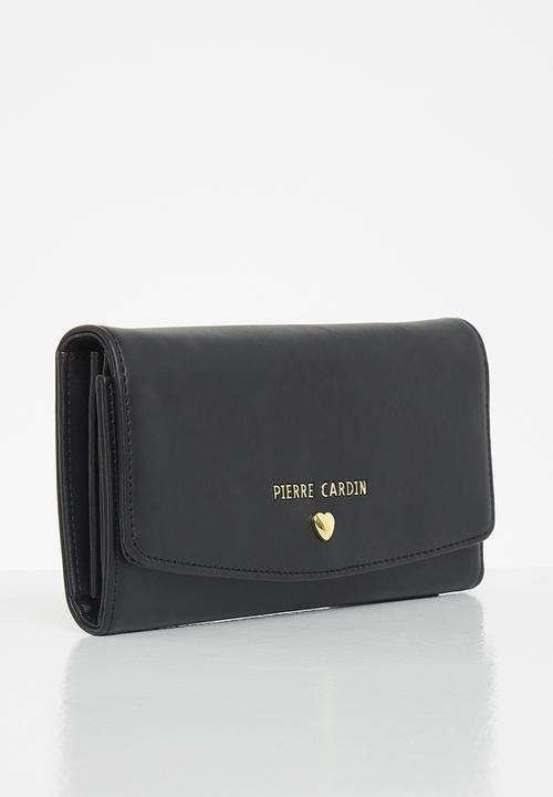 Pierre Cardin - Zandi heart trifold - black