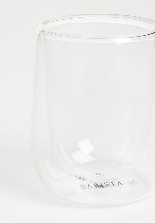Sixth Floor - Barista Double walled espresso glass set of 2-clear