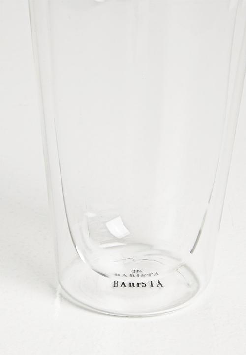 Sixth Floor - Barista Double walled latte macchiato glass set of 2-clear