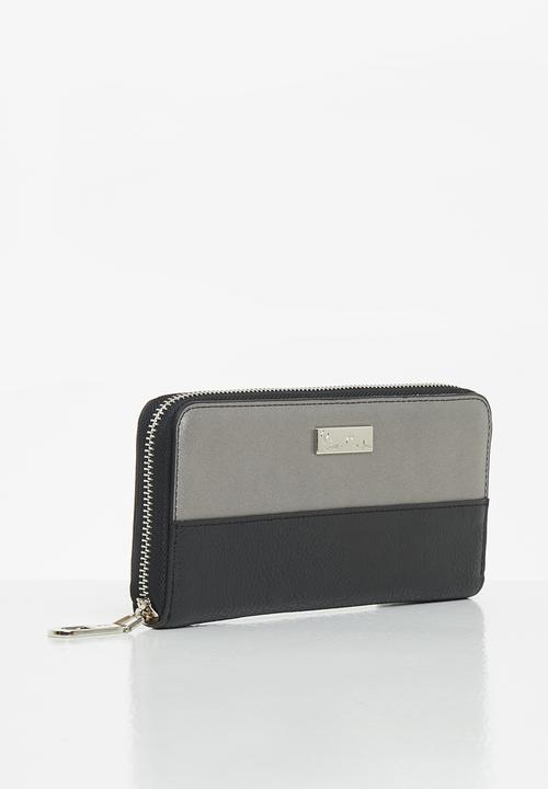 Pierre Cardin - Ana 2 tone ziparound - black/metallic