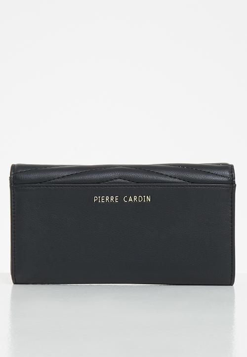 Pierre Cardin - Tamsyn chevrolet quilt trifold - black