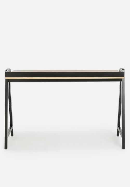 Basics - Harper desk - natural & black