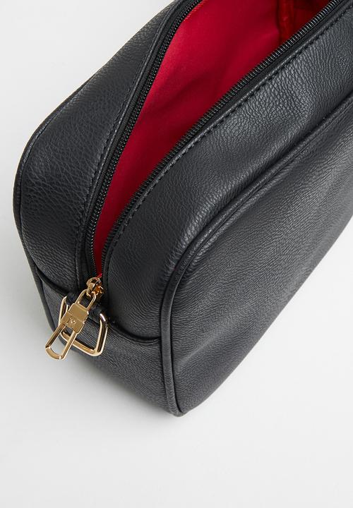 Pierre Cardin - Demi crossbody with 2 straps - black