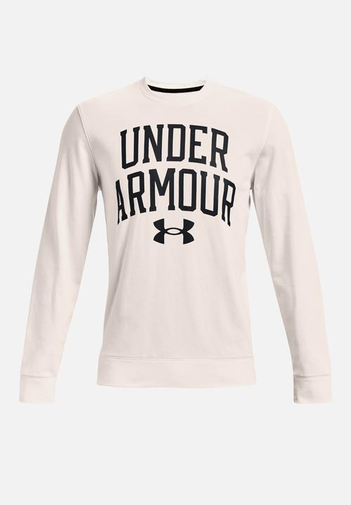 Under Armour - UA rival terry crew - white