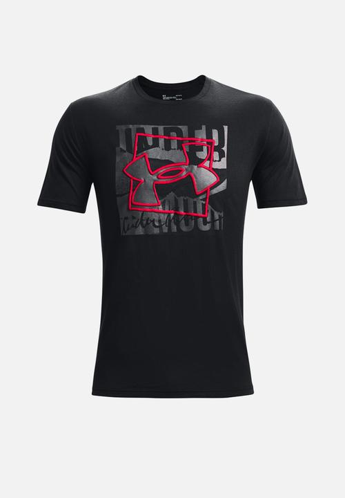 Under Armour - UA boxed symbol outline short sleeve tee - black
