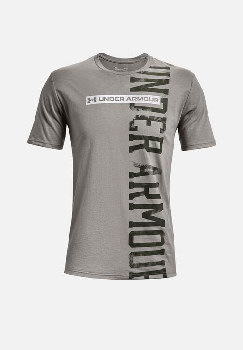 Under Armour - UA vertical signature short sleeve tee - dark grey