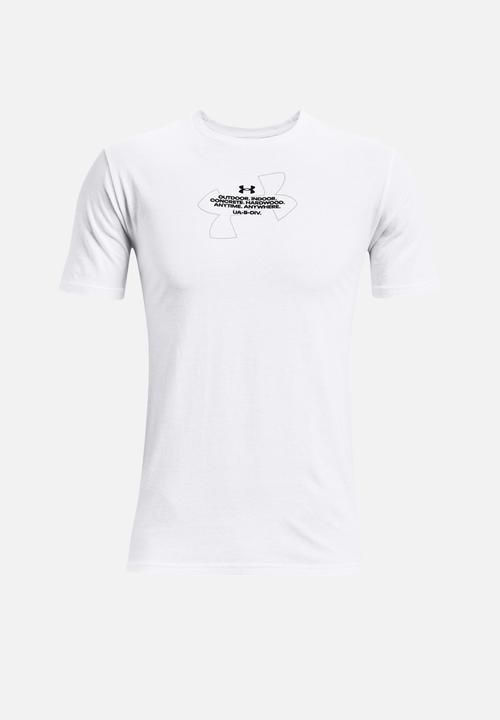 Under Armour - UA basketball photo short sleeve tee - white