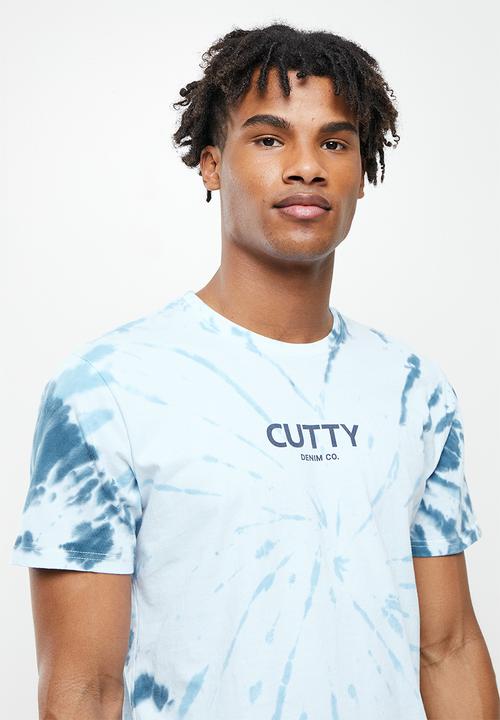 Cutty - Phychedelic short sleeve tee - blue