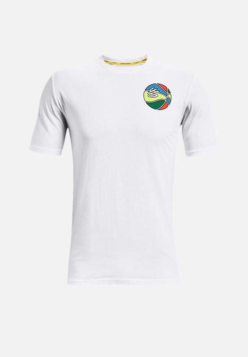 Under Armour - Curry basketball tee - white