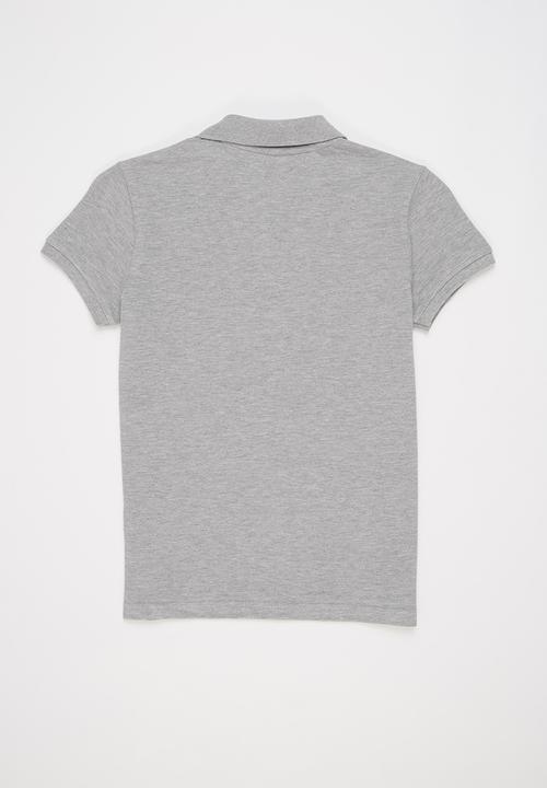 POLO - Boys austin short sleeve golfer - grey
