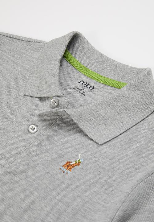 POLO - Boys austin short sleeve golfer - grey