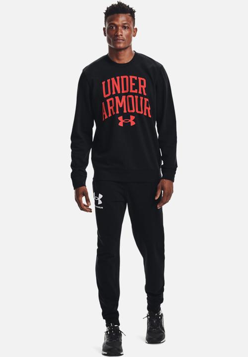 Under Armour - UA rival terry crew - black