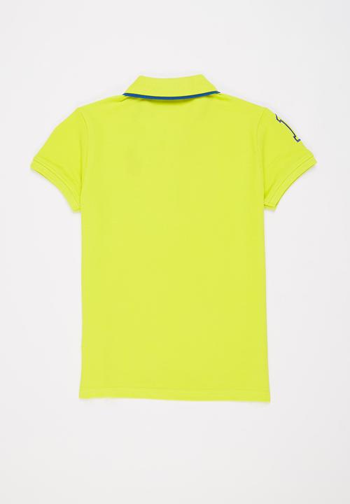 POLO - Boys kyle numerical golfer - lime