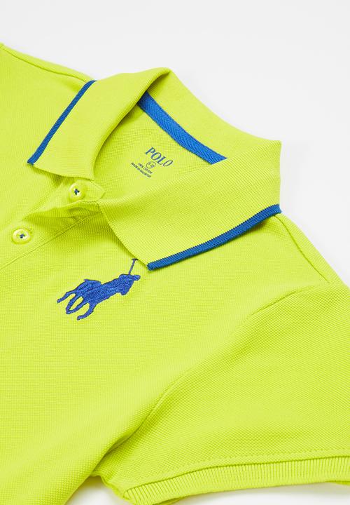 POLO - Boys kyle numerical golfer - lime
