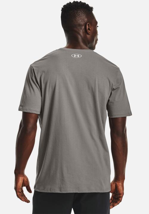 Under Armour - UA vertical signature short sleeve tee - dark grey