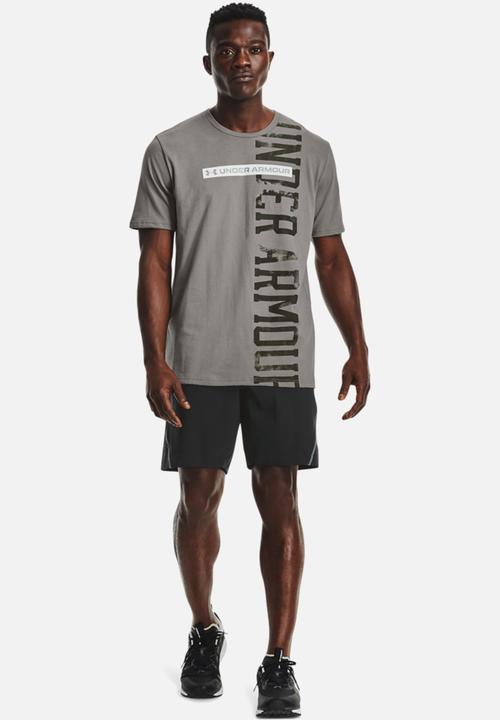 Under Armour - UA vertical signature short sleeve tee - dark grey