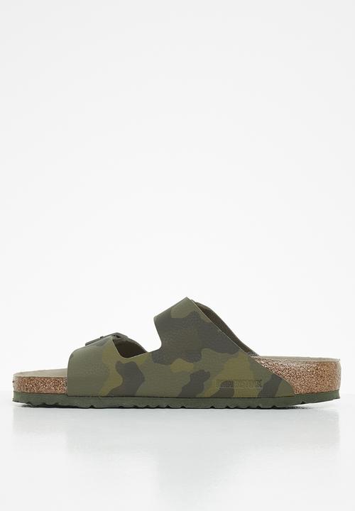 Birkenstock - Arizona sfb birko-flor regular - desert soil camo green
