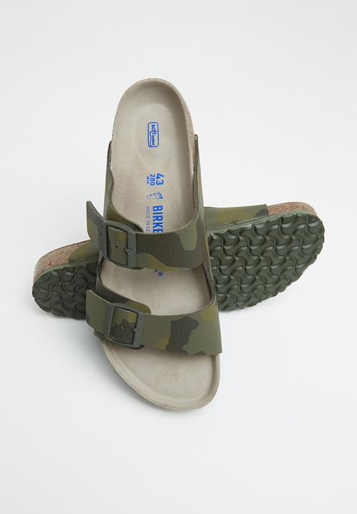 Birkenstock - Arizona sfb birko-flor regular - desert soil camo green