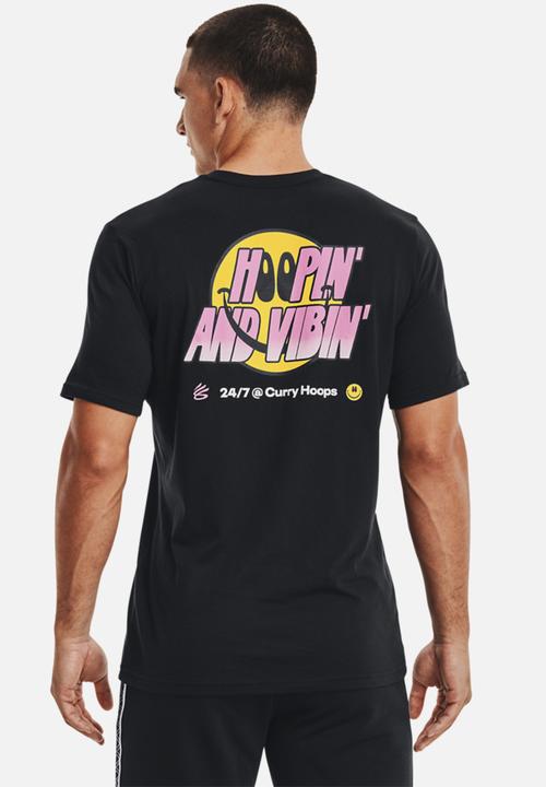 Under Armour - Curry hoop vibes tee - black