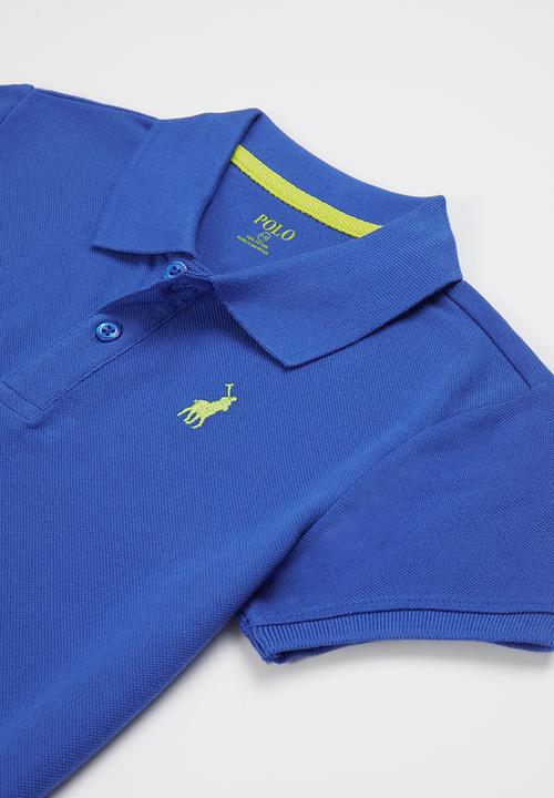 POLO - Boys austin short sleeve golfer - cobalt