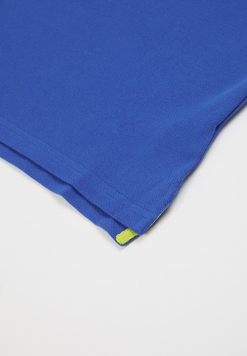 POLO - Boys austin short sleeve golfer - cobalt