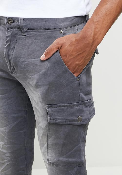 Cutty - Mega skinny cargo jeans - grey