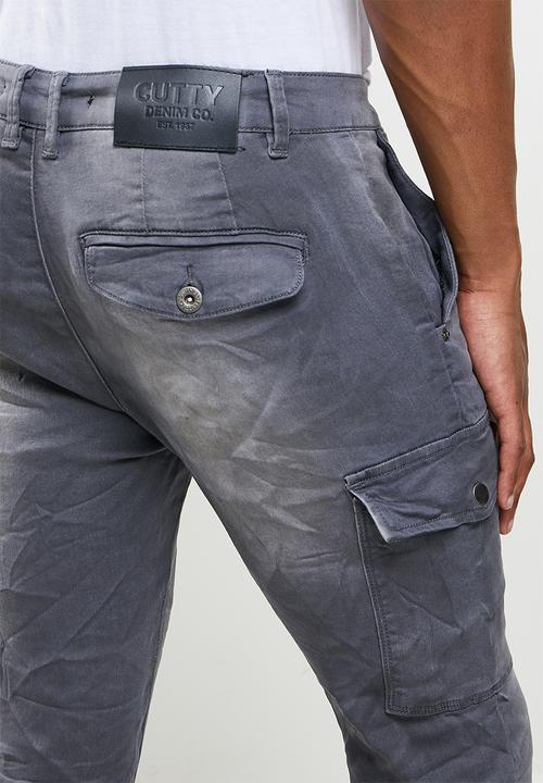 Cutty - Mega skinny cargo jeans - grey