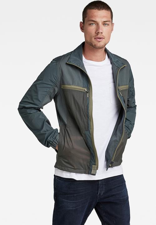 G-STAR - Fabric mix overshirt - graphite