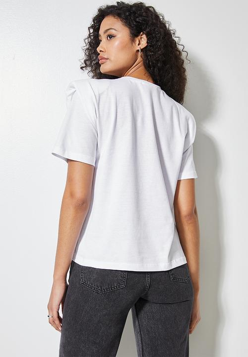 Superbalist - Printed muscle tee - white