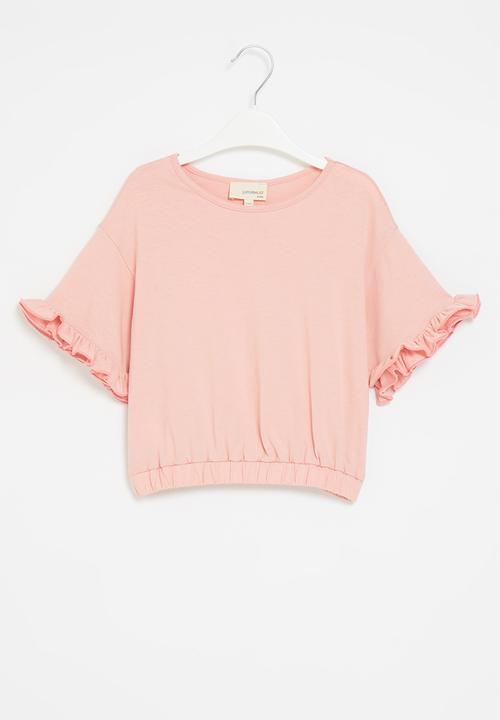 Superbalist Kids - Elasticated hem T-shirt - pink