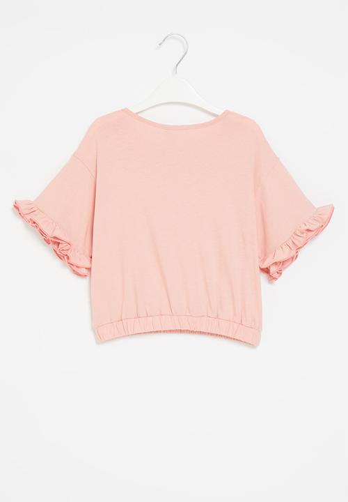 Superbalist Kids - Elasticated hem T-shirt - pink