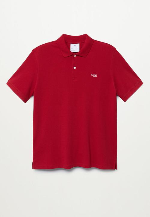 MANGO - Polo shirt evora - red