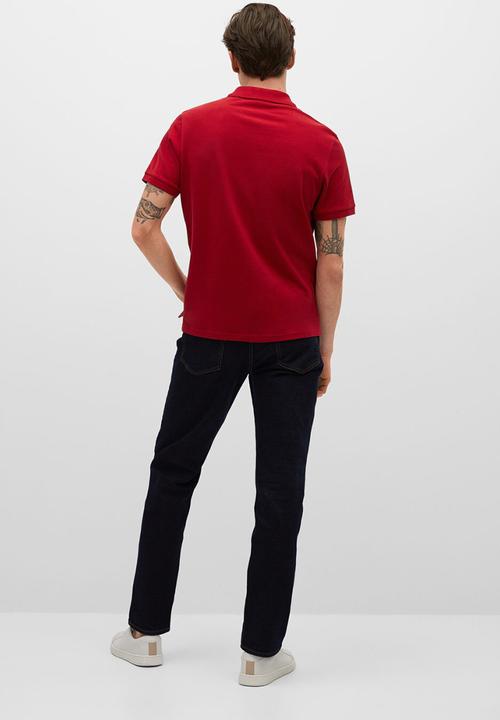 MANGO - Polo shirt evora - red