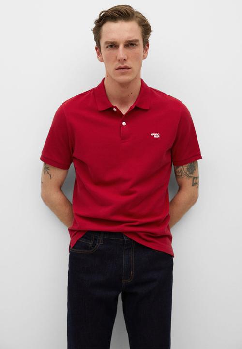 MANGO - Polo shirt evora - red