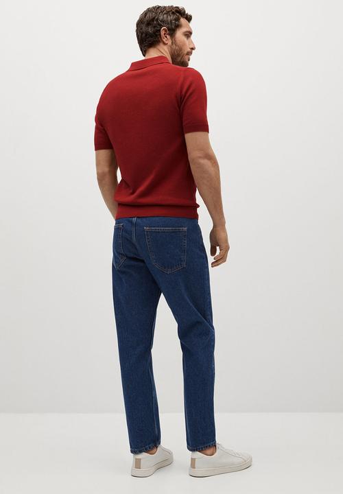 MANGO - Polo shirt twingly - red