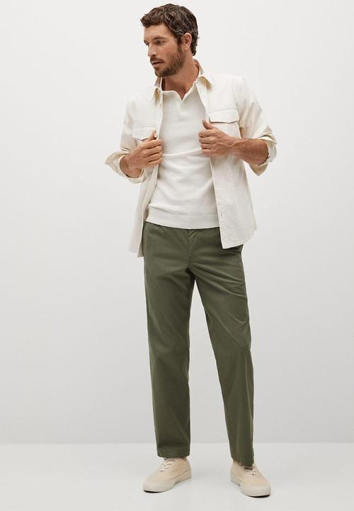 MANGO - Polo shirt twingly  - white